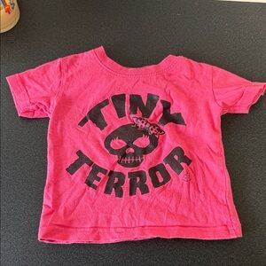 Tiny Terror Kids Graphic Tee - Pink